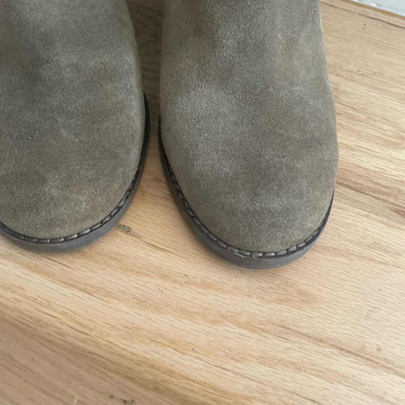 Lucky Brand LK-Yimina Women's Wedge Booties Boots Size 8.5 Suede Tan - Picture 8 of 9